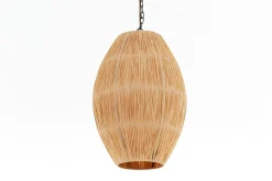 Aimee, Hanglamp, Raffia En Ijzer, S