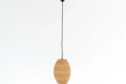 Aimee, Hanglamp, Raffia En Ijzer, S