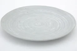Alanah, Bord, Keramiek, Grijs, 27Cm