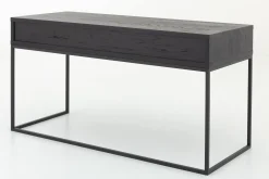 Armand, Bureau, Zwart Eiken En Metaal