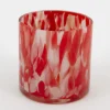 Bardi, Theelichthouder, Glas, Rood