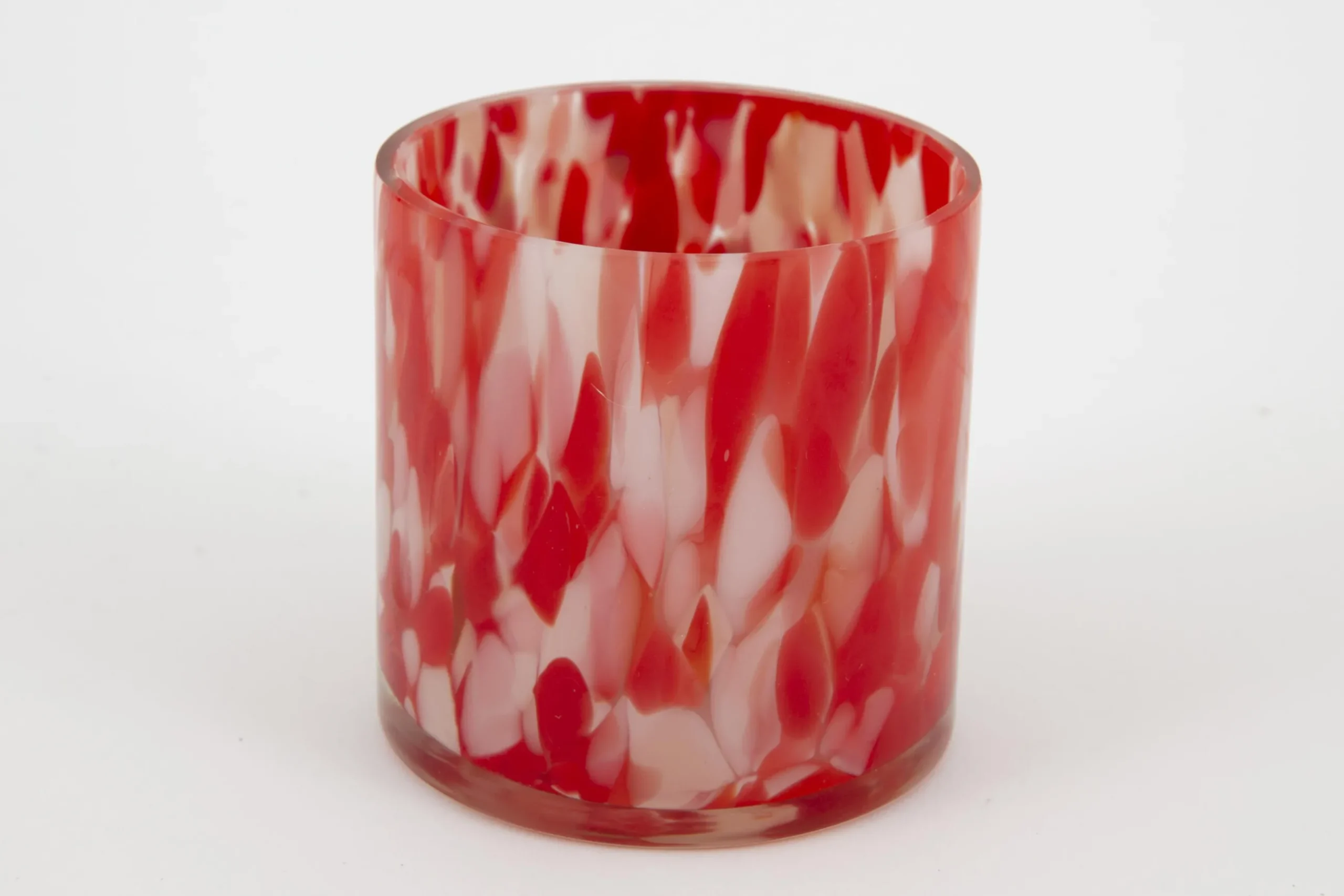 Bardi, Theelichthouder, Glas, Rood