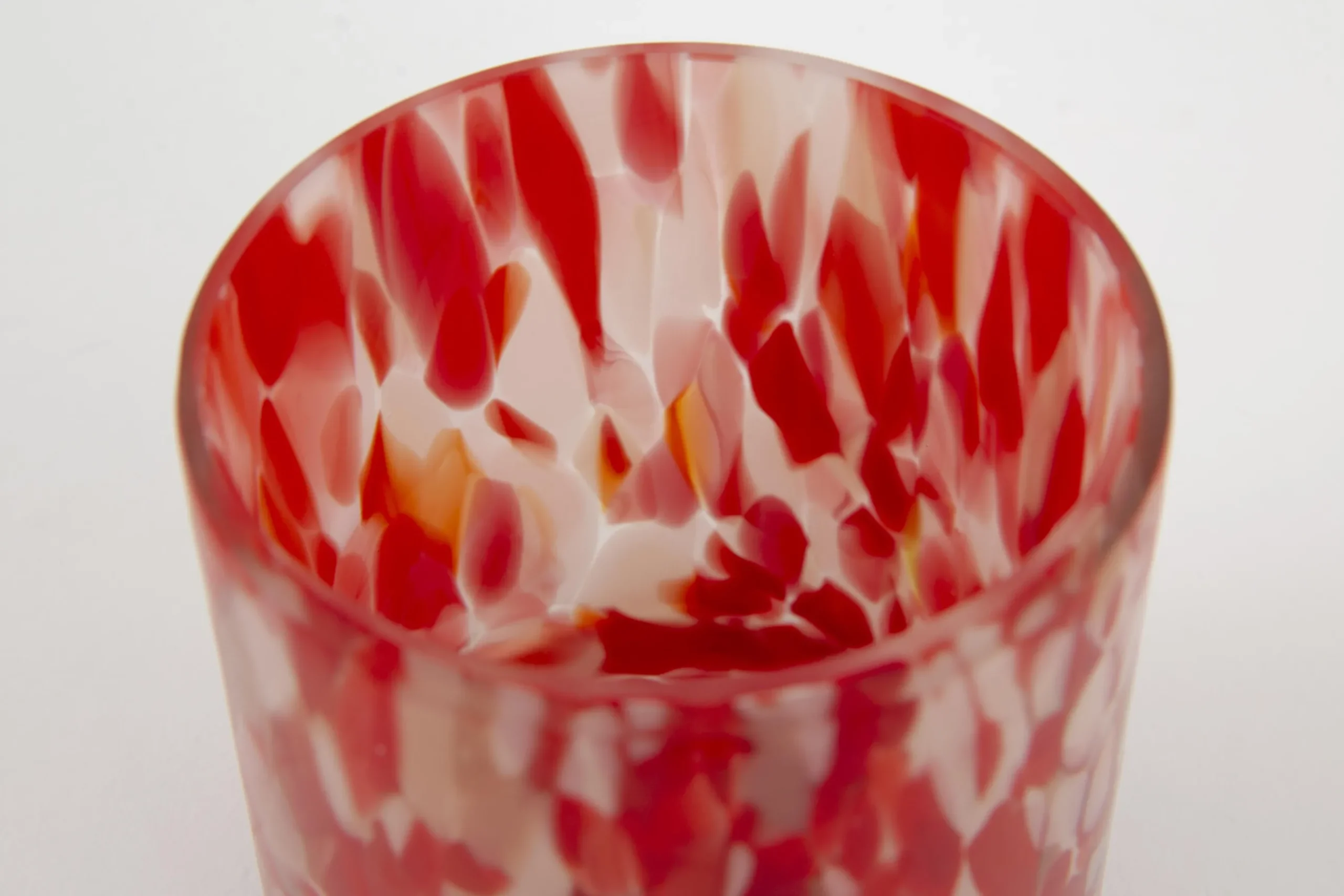 Bardi, Theelichthouder, Glas, Rood
