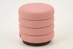 Beatrice, Poef, Rond, Roze