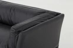 Bellamy, Bank, Zwart, Leer, 2,5-Zits