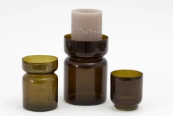 Berami, Kandelaar, Glas, Bruin, L