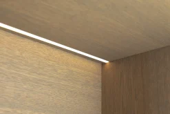 Bjorn, Boekenkast, Verweerd Eiken, Met Dimbare Led-Verlichting