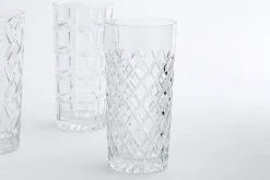 Bogart, Hoog Glas, Handgeslepen, Set Van 6