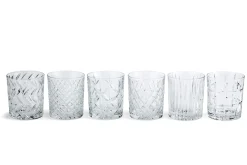 Bogart, Whiskyglas, Handgeslepen, Set Van 6