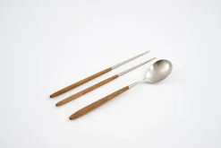 Borneo, Lepel En Eetstokjes, Set Van 2