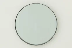 Bowery, Spiegel, Rond, Zwart