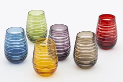 Brahms, Glas, Verschillende Kleuren, Set Van 6