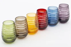 Brahms, Glas, Verschillende Kleuren, Set Van 6