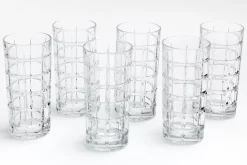 Chopin, Hoog Glas, Handgeslepen, Set Van 6