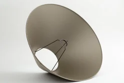 Circum, Lampenkap, Natuurlijk En Zilver, Conisch, 55 Cm