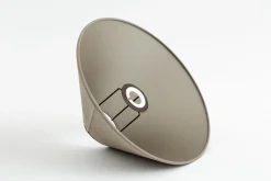 Circum, Lampenkap, Natuurlijk En Zilver, Conisch, 30 Cm