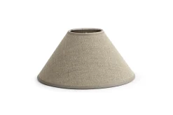 Circum, Lampenkap, Natuurlijk En Zilver, Conisch, 23 Cm