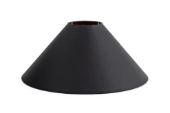 Circum, Lampenkap, Zwart En Goud, Conisch, 30 Cm