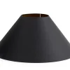 Circum, Lampenkap, Zwart En Goud, Conisch, 55 Cm
