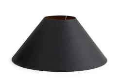 Circum, Lampenkap, Zwart En Goud, Conisch, 55 Cm