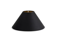 Circum, Lampenkap, Zwart En Goud, Conisch, 23 Cm