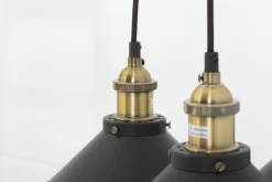 Cirino, Hanglamp, Zwart, 3 Lampenkappen