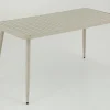 Claire, Tuintafel, 150X75, Retro Wit