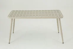 Claire, Tuintafel, 150X75, Retro Wit