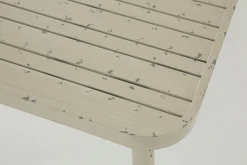 Claire, Tuintafel, 150X75, Retro Wit