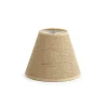 Clips, Lampenkap, Jute, Conisch, 14 Cm
