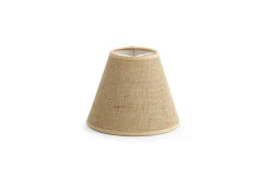 Clips, Lampenkap, Jute, Conisch, 14 Cm