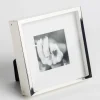 Dozen, Fotolijst, Verzilverd En Gelakt, 8X8