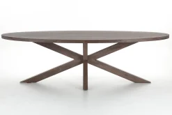 Forino, Eettafel, Gerookt Eikenhout, 210 Cm