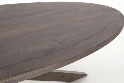 Forino, Eettafel, Gerookt Eikenhout, 210 Cm