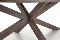 Forino, Eettafel, Gerookt Eikenhout, 210 Cm