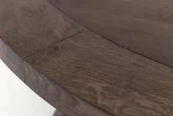 Forino, Eettafel, Gerookt Eiken, Rond, 110 Cm