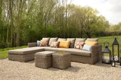 Hills, Tuinbank, Met Kussen + Poef