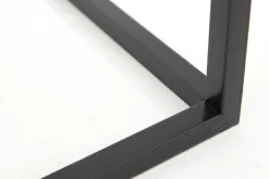 Isaac, Standaard, Metaal, Zwart, H 95 Cm