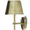 Itai, Wandlamp, Met Kap, Antiek Messing