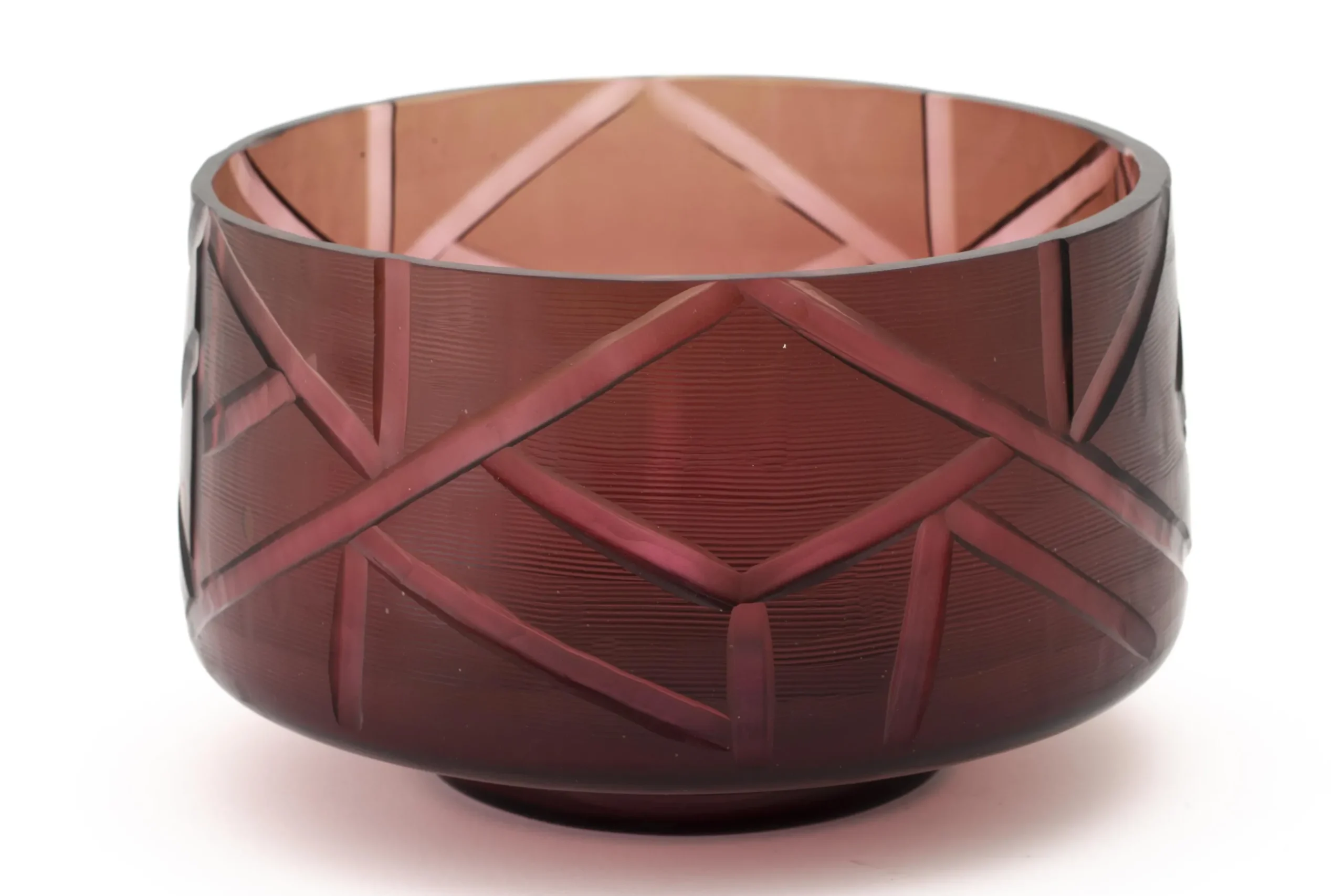 Jelger, Kom, Glas, Rook/Mauve, L