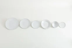 Jille, Bord, Keramiek, Wit, 34Cm