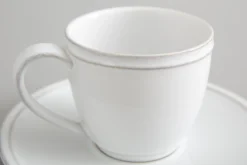 Jille, Kop En Schotel, Keramiek, Wit, M, 150 Ml