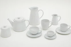 Jille, Kop En Schotel, Keramiek, Wit, S, 50 Ml