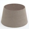 Lindro, Lampenkap, Naturel En Grijs, Cilinder, 30 Cm