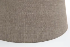 Lindro, Lampenkap, Naturel En Grijs, Cilinder, 35 Cm