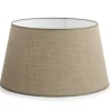 Lindro, Lampenkap, Naturel, Cilinder, 45 Cm