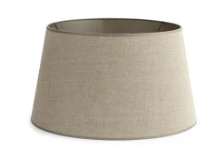 Lindro, Lampenkap, Natuurlijk En Zilver, Cilinder, 50 Cm
