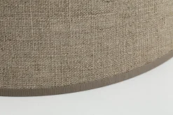 Lindro, Lampenkap, Natuurlijk En Zilver, Cilinder, 30 Cm