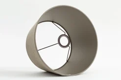 Lindro, Lampenkap, Natuurlijk En Zilver, Cilinder, 30 Cm