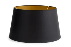 Lindro, Lampenkap, Zwart En Goud, Cilinder, 50 Cm